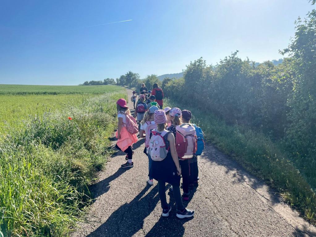 Wandern zum Webstuhl